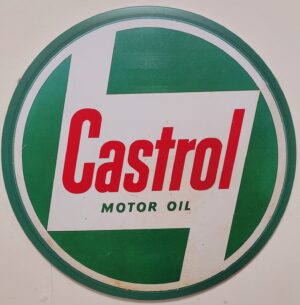 Castrol motor oil wandbord rond