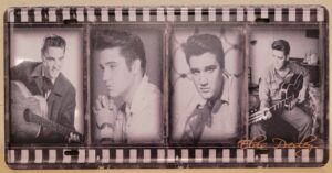 Elvis Presley filmstrip License plate