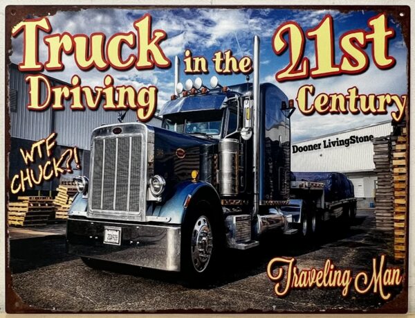 Truck driving 21st century wandbord
