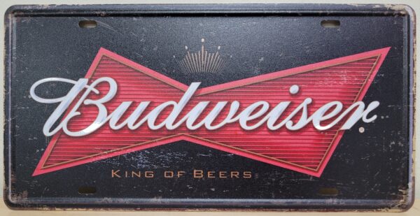 Budweiser bier License plate