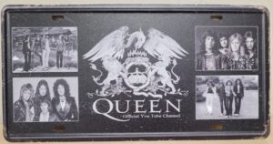 Queen Band collage License plate