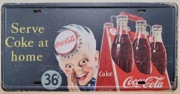 Coca Cola Mannetje Sprite Boy License plate