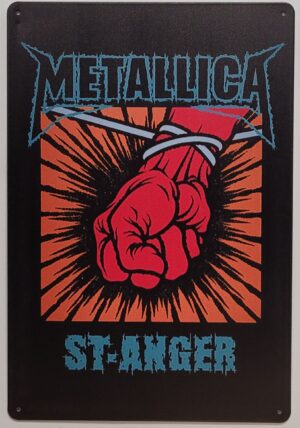 Metallica ST-Anger reclamebord metaal