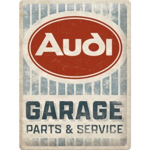 Audi garage parts service reclamebord wandbord