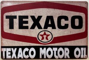 Texaco Motor Oil horizontaal