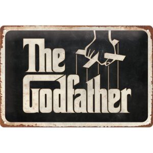 The Godfather logo wandbord relief