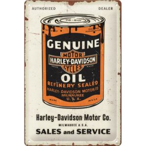 Harley Davidson genuine oil wandbord