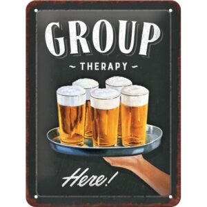 Group therapy reclamebord relief