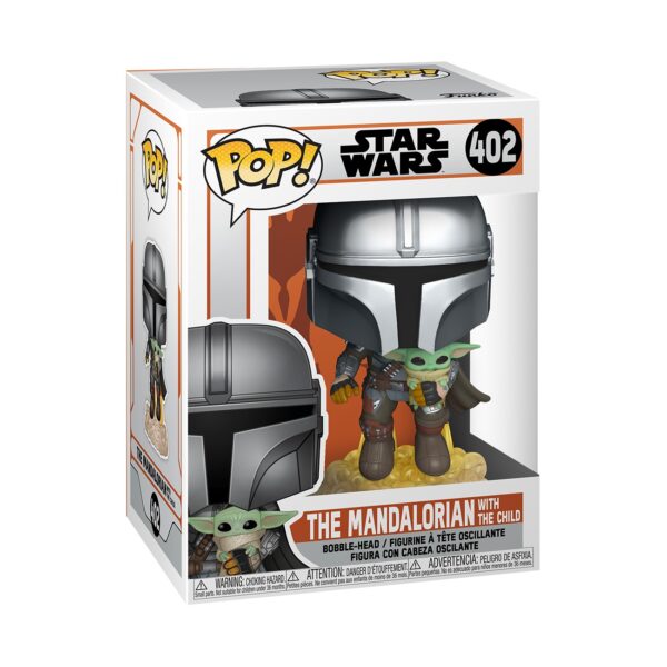 Funko Pop Star Wars The Mandalorian -Flying with Jet Pack #402