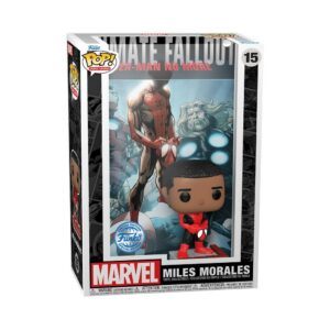 Funko Pop Comic Cover Marvel - Miles Morales Ultimate Fallout spiderman #15