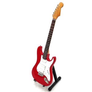 Mini gitaar Mark Knopfler Rood 25cm
