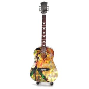 Mini gitaar Elvis Presley lichte Kleuren 25cm