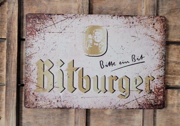 Bitburger Bier reclamebord van metaal - Afbeelding 4