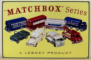 Matchbox series Miniaturen reclamebord van metaal