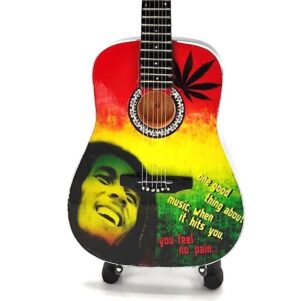 Bob Marley rood geel groen Foto 25cm