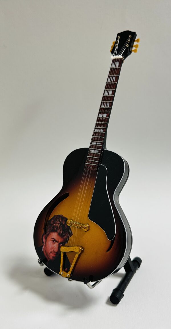 Mini gitaar George Michael 25cm