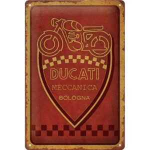 Ducati meccanica Bologna motor wandbord relief