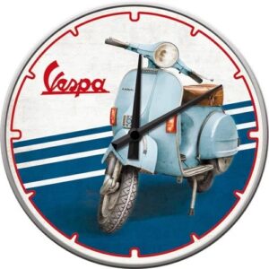 Vespa iconic scooter wandklok