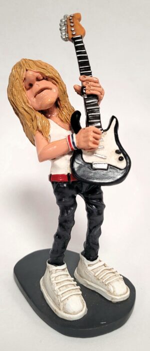 Janick Gers Iron Maiden Beeldje by Warren Stratford