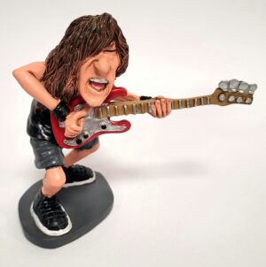 Steve Harris Iron Maiden Beeldje by Warren Stratford