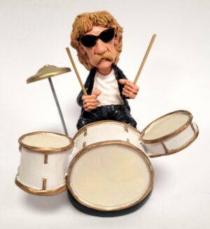 Frank Beard ZZ Top Drummer Beeldje by Warren Stratford