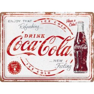 Coca Cola refreshing new feeling relief wandbord