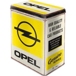 Opel service voorraad blik