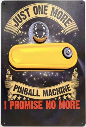 One More Pinball Machine Flipperkast wandbord