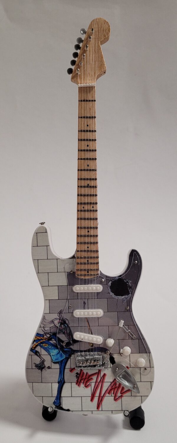 Mini Gitaar Pink Floyd The Wall 25cm