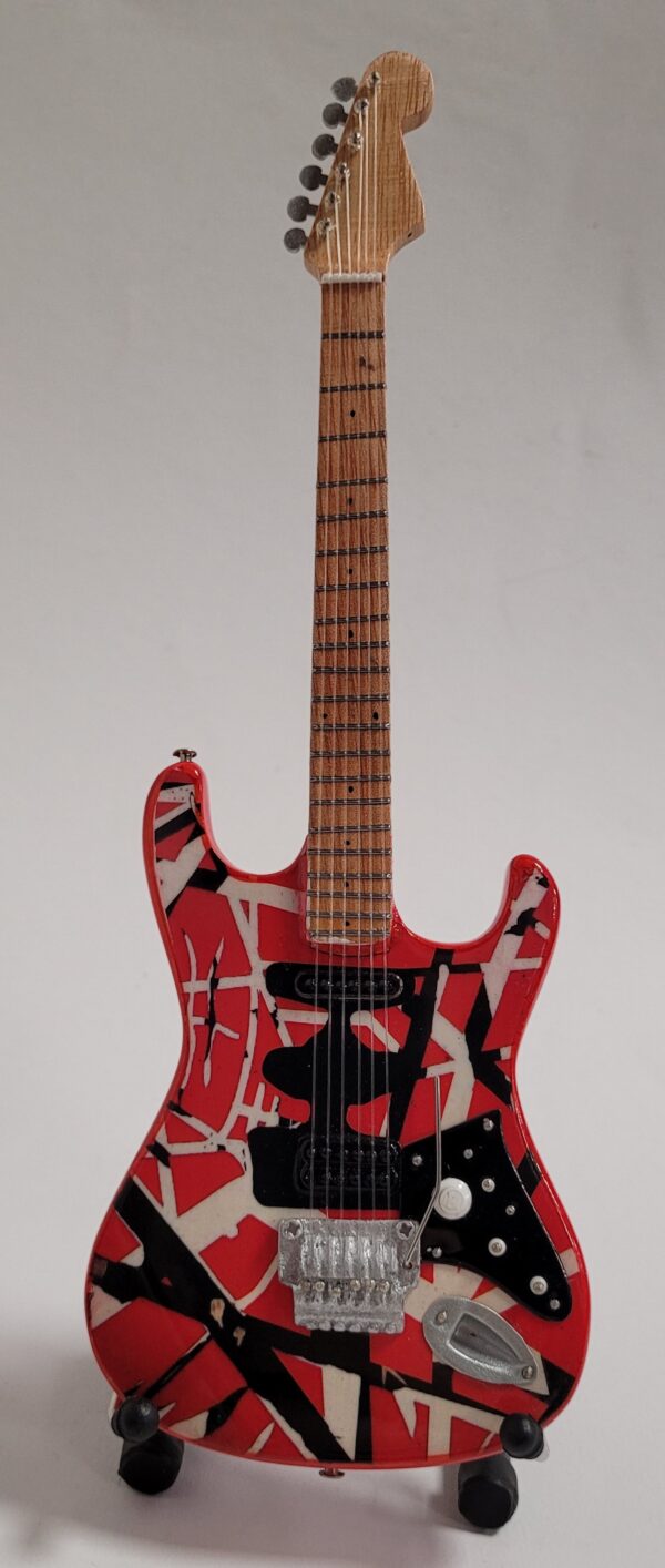 Mini Gitaar Eddie van Halen 25cm