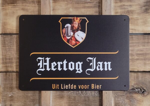 Hertog Jan Liefde voor bier wandbord van metaal - Afbeelding 4