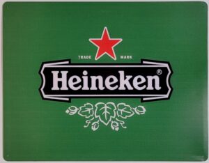 Heineken logo krat wandbord van metaal