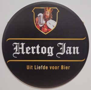 Hertog Jan zwart rond