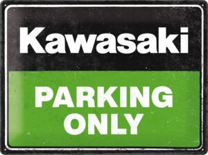 Kawasaki parking only relief wandbord