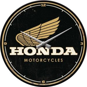 Honda motorcycles wandklok donker