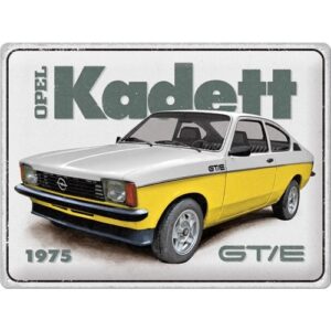 Opel kadett metalen wandbord