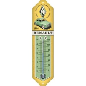 Renault 4cv thermometer metaal