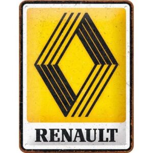 Renault logo wandbord relief