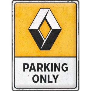 Renault parking only wandbord