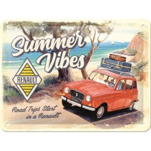 Renault summer vibes wandbord