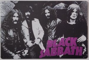 Black Sabbath Foto wandbord