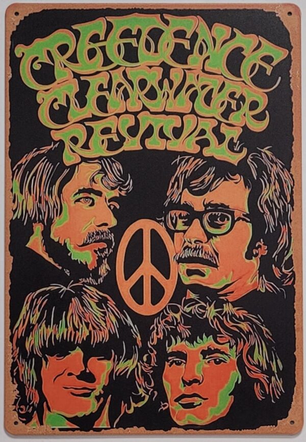 Creedence clearwater revival reclamebord