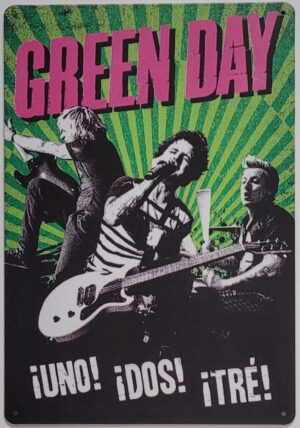 Green day metalen wandbord