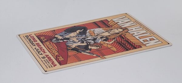 Van Halen Long Beach reclamebord - Afbeelding 3
