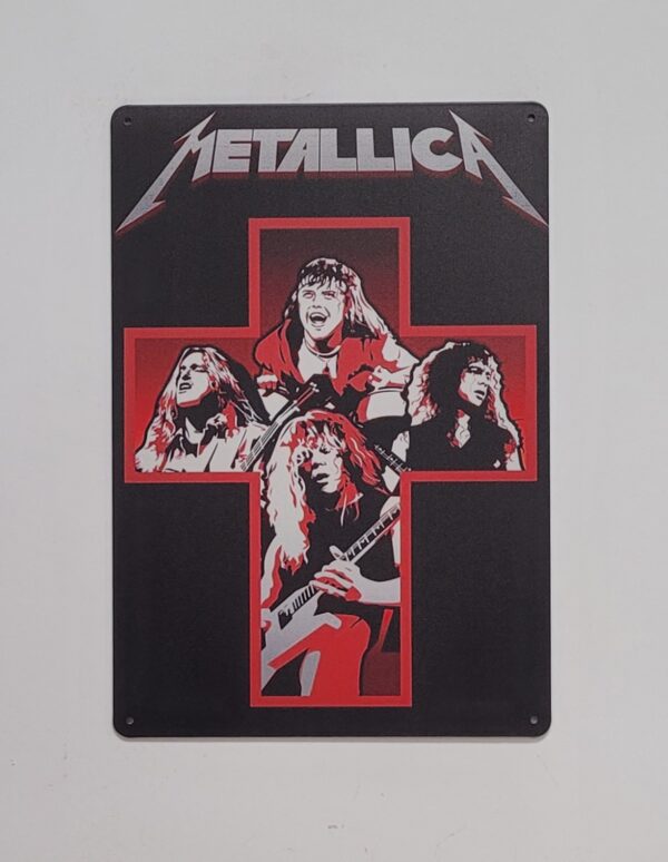 Metallica Kruis master of puppets wandbord - Afbeelding 4