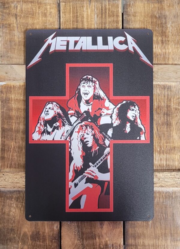 Metallica Kruis master of puppets wandbord - Afbeelding 2