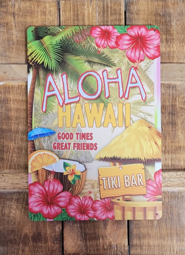 Aloha Hawaii TikiBar wandbord - Afbeelding 2