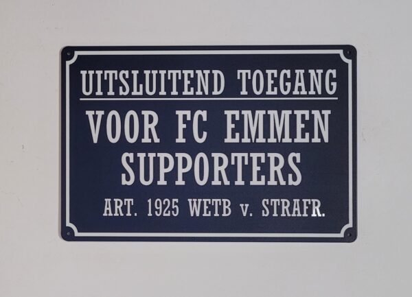 Uitsluitend FC Emmen supporters - Afbeelding 3