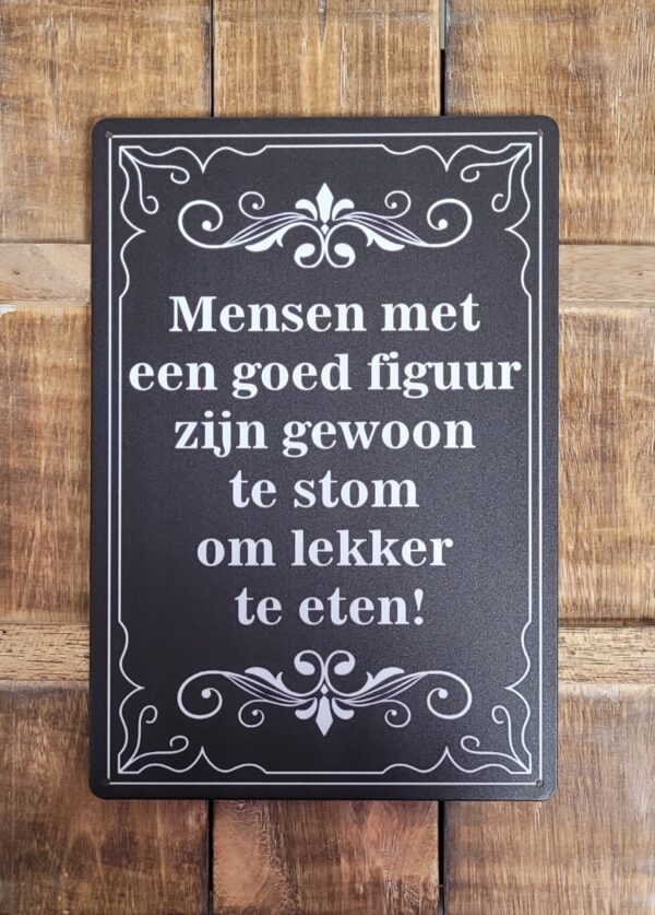 Mensen goed figuur tekstbord - Afbeelding 3