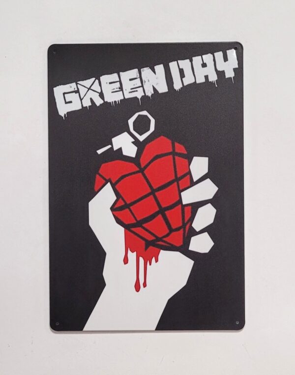 Greenday american idiot wandbord - Afbeelding 3